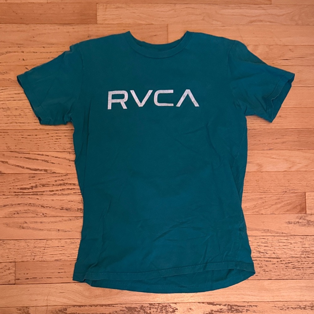 RVCA Teal Graphic Tee